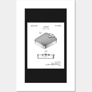 Bathroom Scale Patent - Housewarming Bathroom Art - White Posters and Art